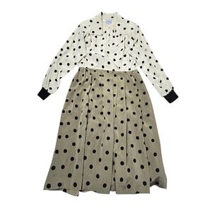 Leslie Fay Elegant Cream Dress